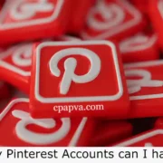 How many Pinterest accounts can I have