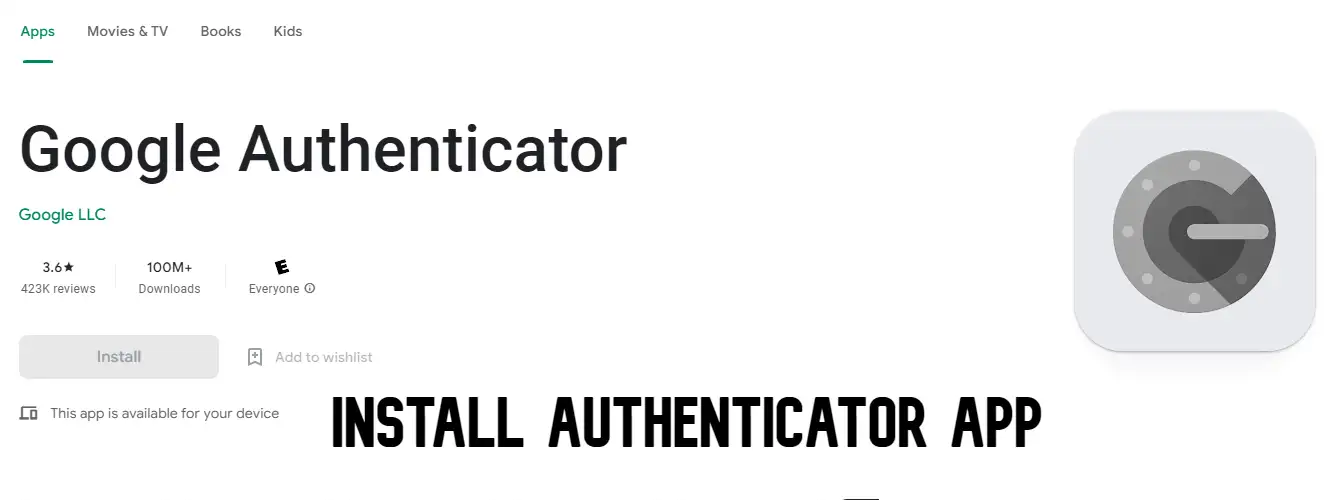 install authenticator app