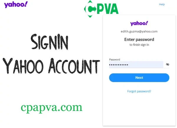 SignIn Yahoo account